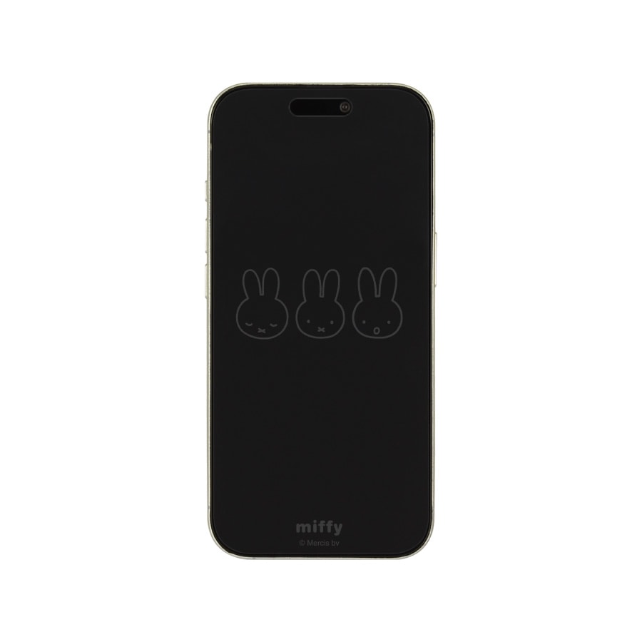 ミッフィー iPhone 16 Pro 対応 ガラススクリーンプロテクター | ま行