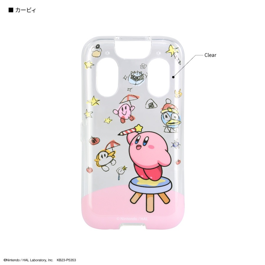 星のカービィ docomo キッズケータイ KY-41C 対応 ソフトケース
