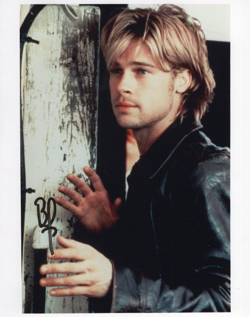 ブラッド・ピット直筆サイン入り写真□デビル○UACCRD永久保証
