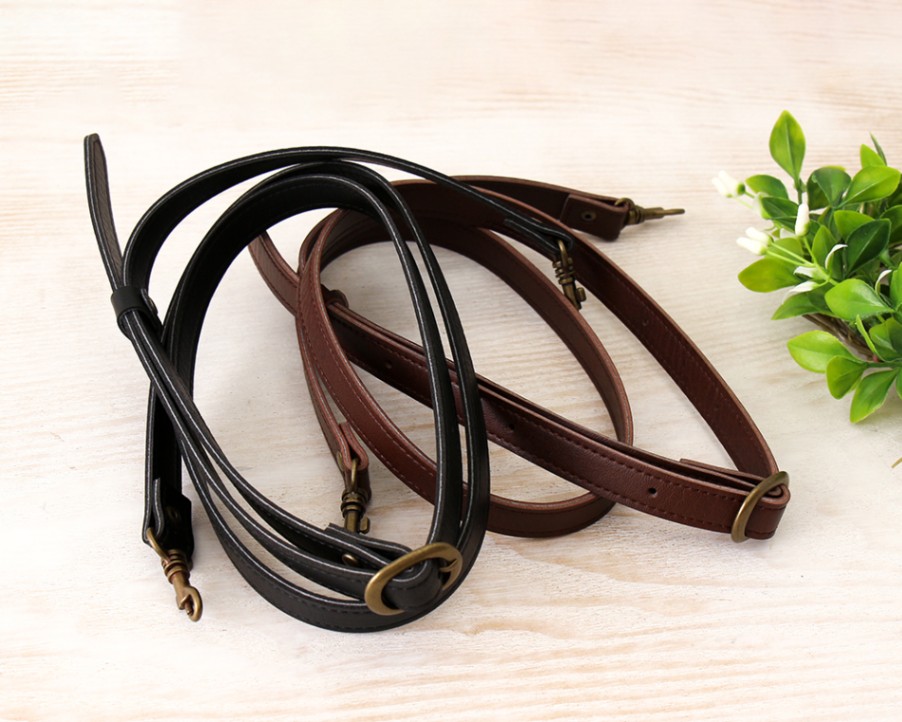 合皮ショルダーストラップ（ベルトタイプ） 約15mm巾 [M便 1/3] [K