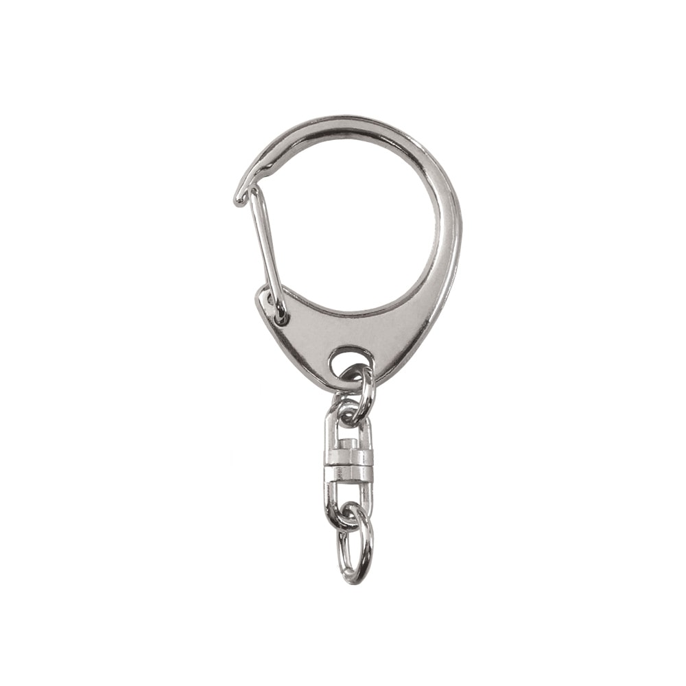 ワンタッチキーホルダー 555 Lサイズ ニッケル｜パーツ材料の通販 大王