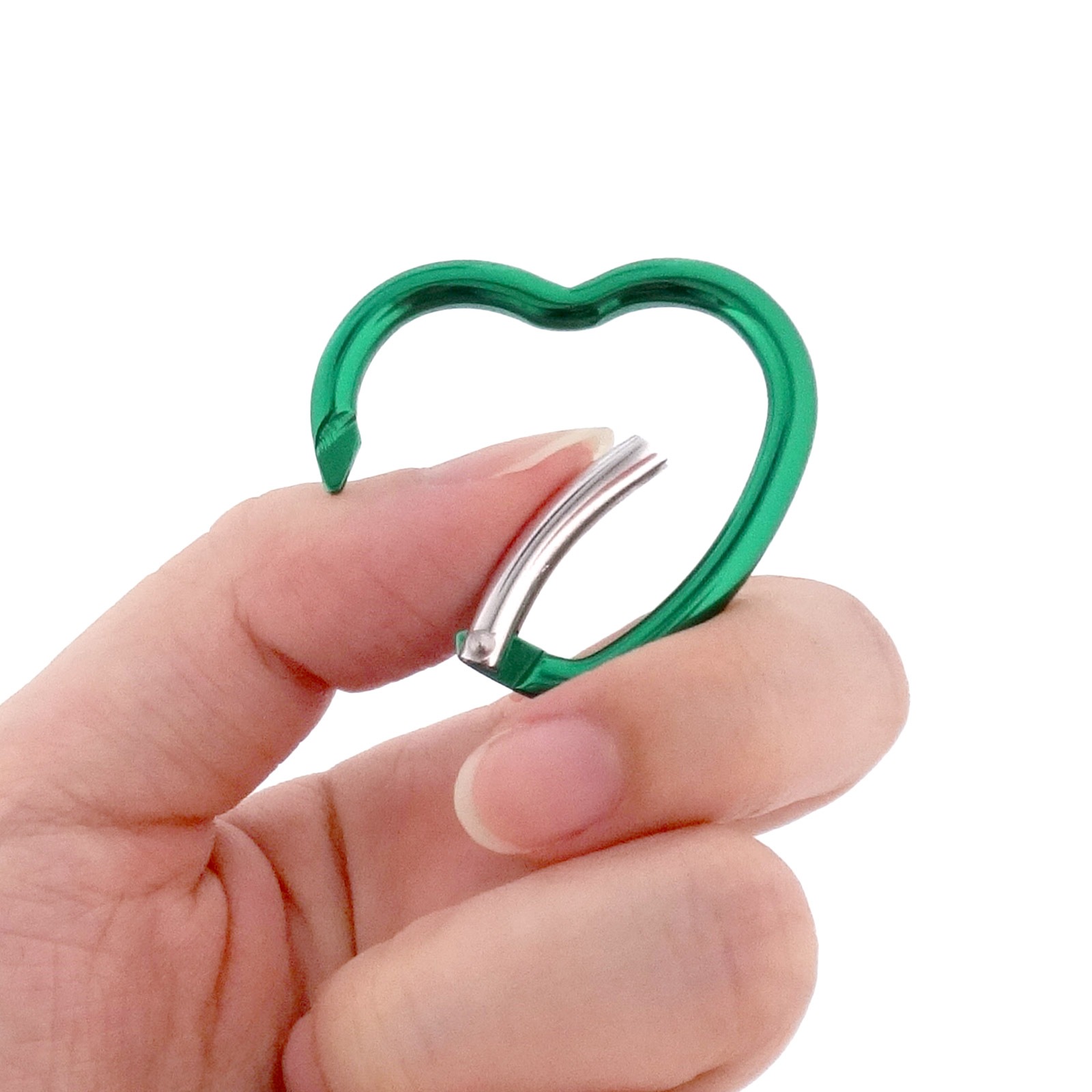 カラビナ ハート型 4×40 H カラー 【SALE】【在庫限り】｜パーツ材料の