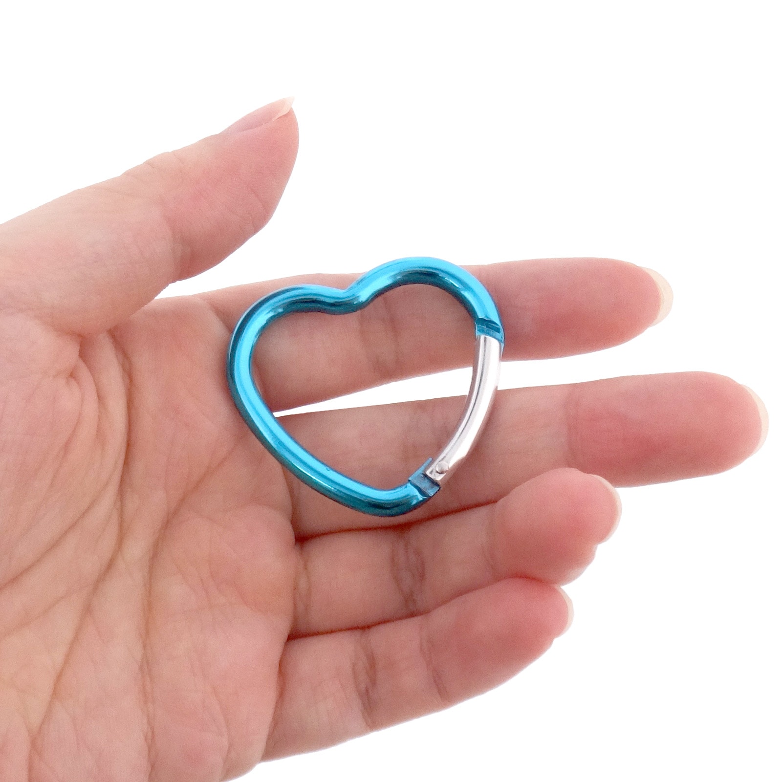 カラビナ ハート型 4×40 H カラー 【SALE】【在庫限り】｜パーツ材料の