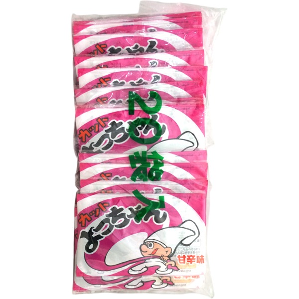 50円 よっちゃん 6gカットよっちゃん 甘辛味 [1袋 20個入]：駄菓子,お
