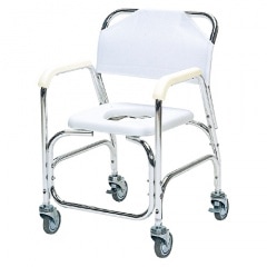 日進医療器】 アルミ製シャワーチェア 【福祉発明品ショップ本店】
