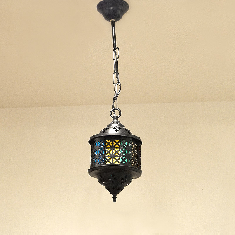 トルコ製ペンダントランプ Sサイズ/ブルー LP-S1 | インテリア雑貨