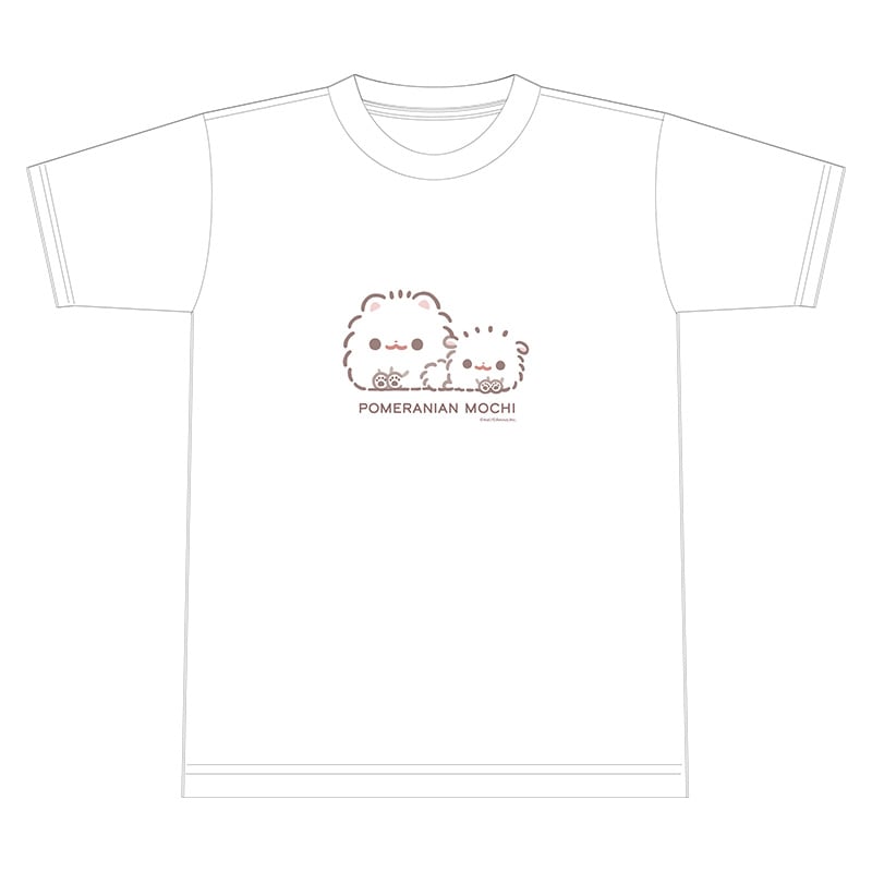 ポメラニアンもち Tシャツ（もちとしらたま） | ポメラニアンもち