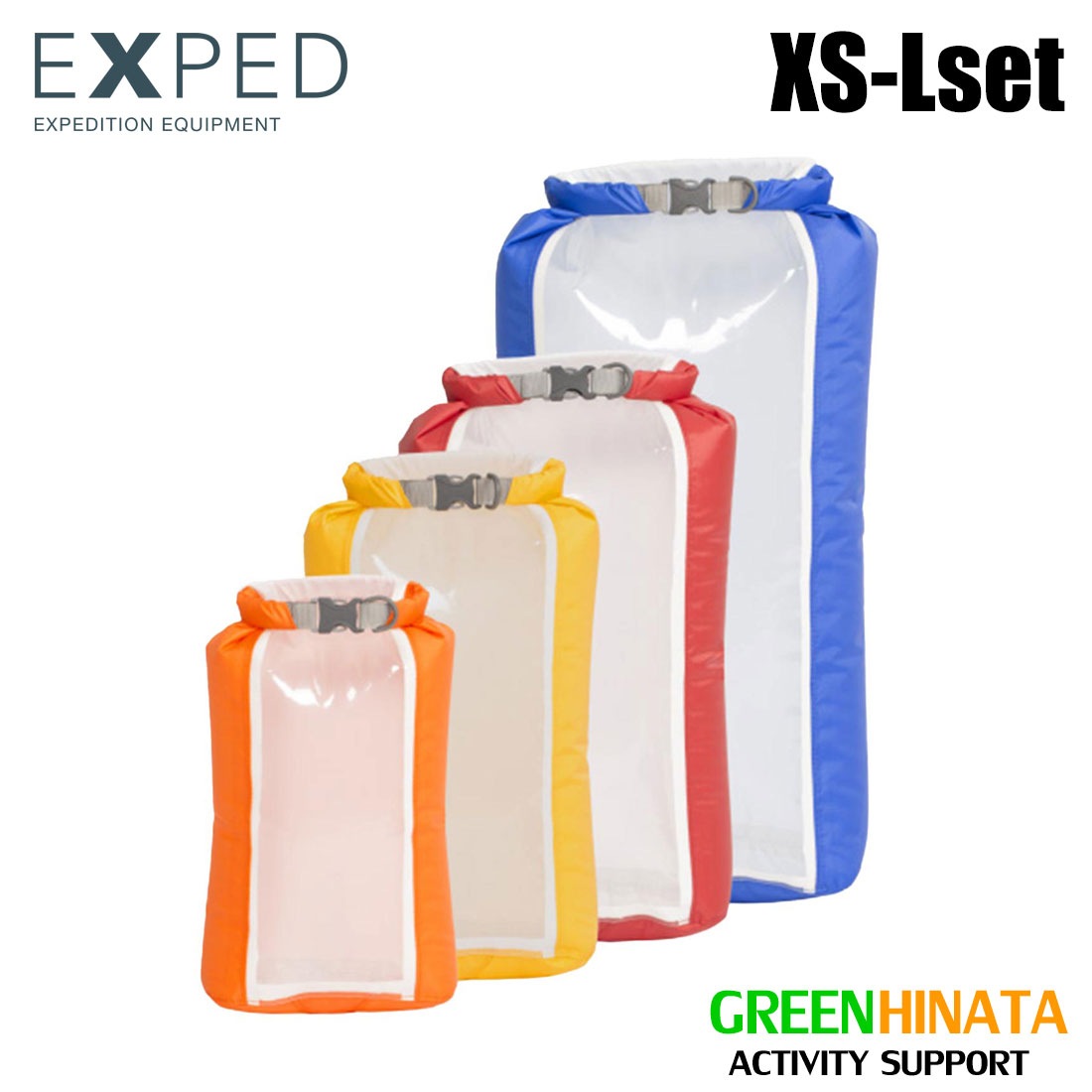 エクスペド フォールド ドライバック XS-L CS 4パック Fold Drybag XS