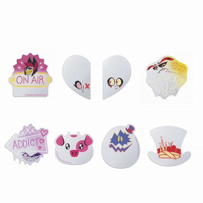 HAZBIN HOTEL トレーディングアクリルミラーステッカー Hotel side (全