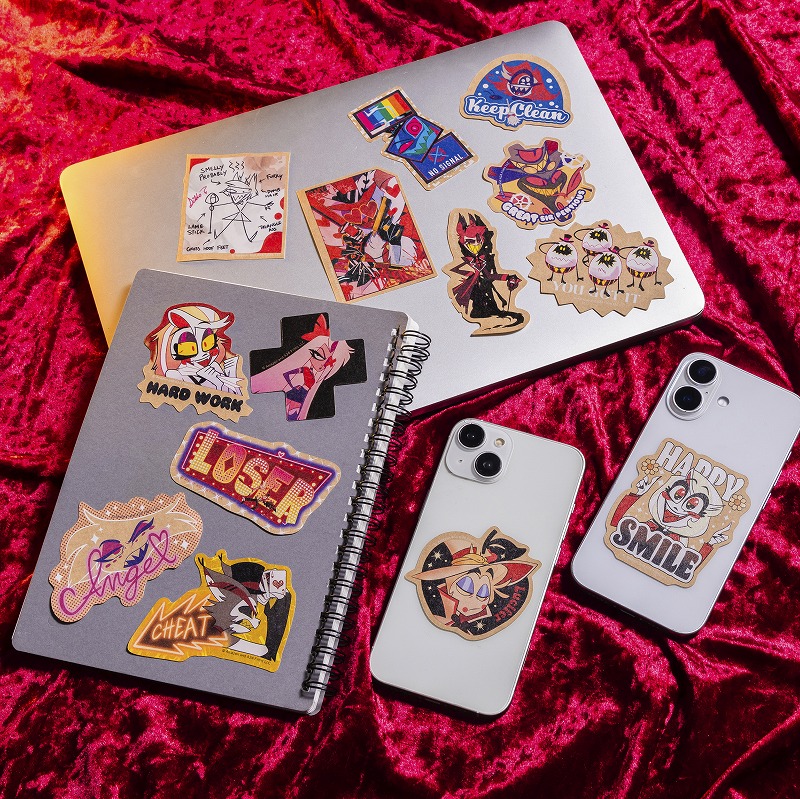 HAZBIN HOTEL スマホに貼れるサイズのステッカー (エッギーズ