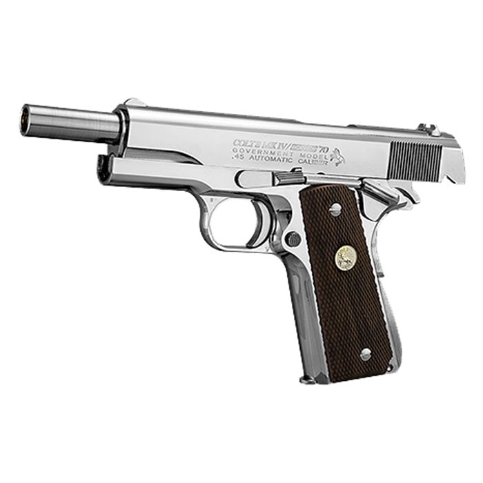 コルトガバメント マークIV シリーズ'70 ガスブローバック ニッケル