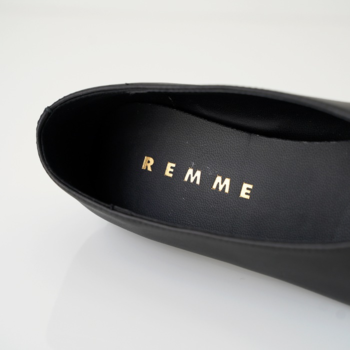 REMME レザー フラット パンプス ZH-6410 靴通販 hana shoes & co.