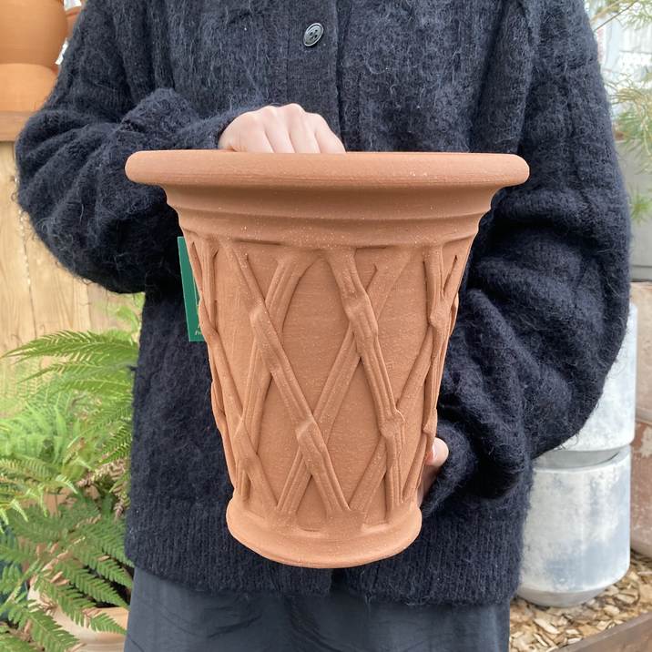 テラコッタ鉢 ウィッチフォード Whichford Basket Lily 1476（代引き