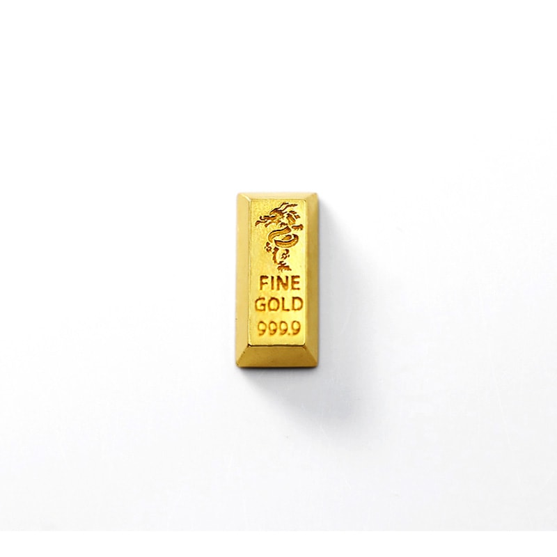 純金 K24 GOLD】 K24 純金 ミニチュア インゴット BABYGOLD 元素記号