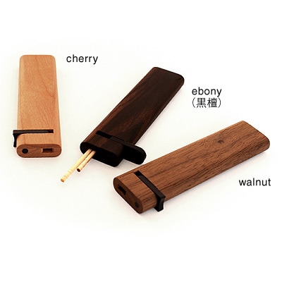 Toothpick Holder」木製の携帯爪楊枝入れ・つまようじケース