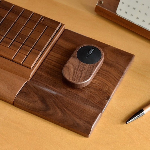 Mouse Pad」自分のスタイルに合わせられる木製マウスパッド/デザイン