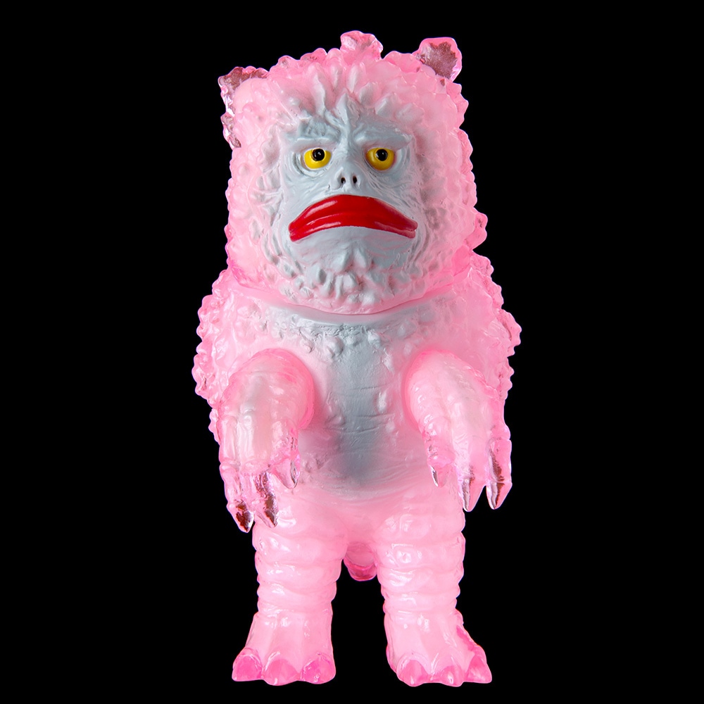 ソフビ】【MAX TOY】ガラモン（クリアーピンク二重成型蓄光）/MAXTOY