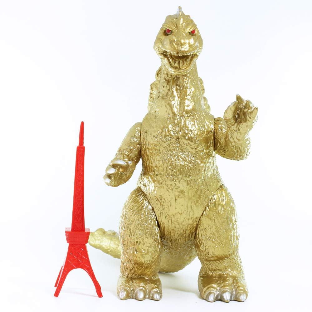 ソフビ】【ブルマァク】Gゴジラ(復刻版)ゴールドカラー/ゴジラ