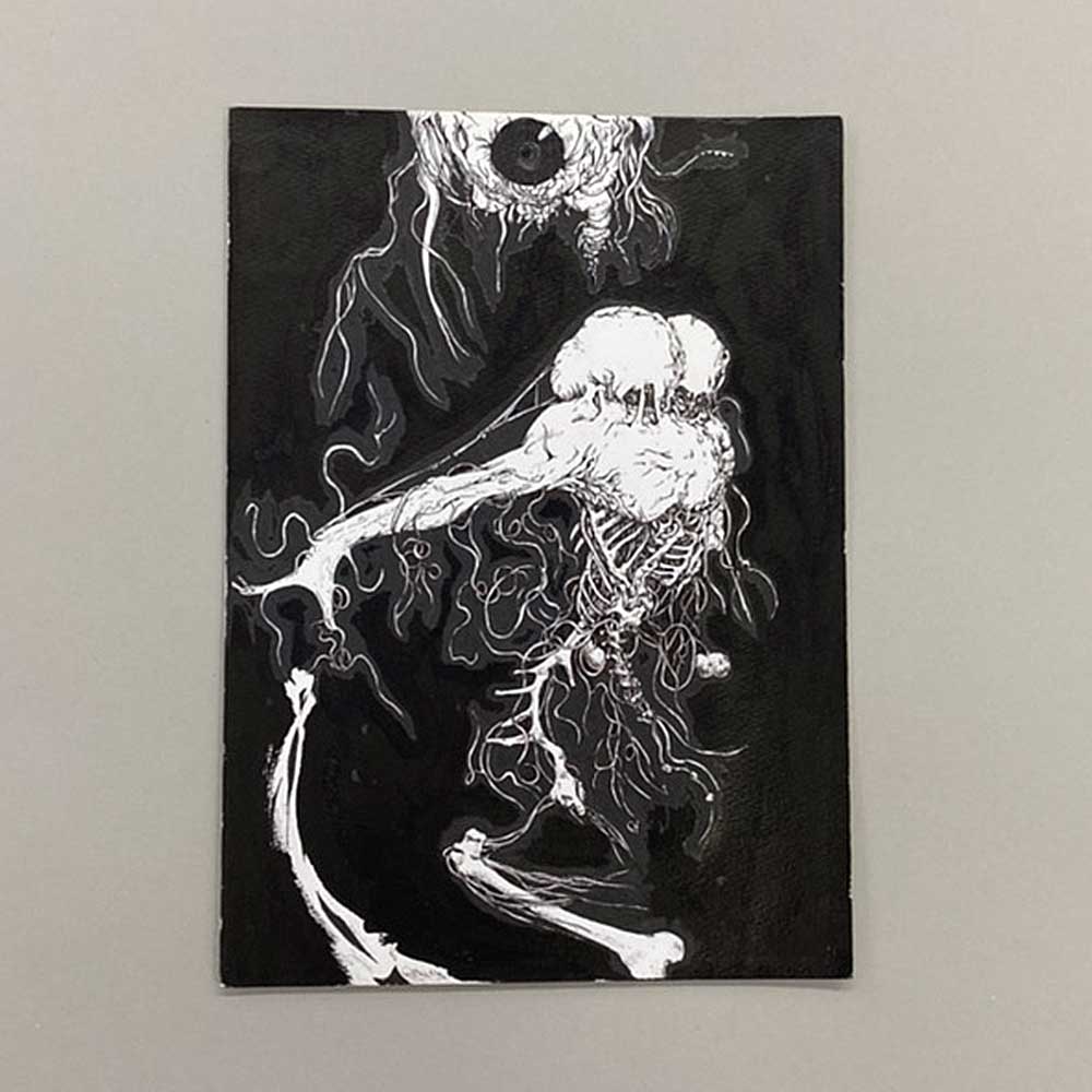 暗黒エンターテイメント/メンヘラ海月/原画｜墓場の画廊ONLINE STORE