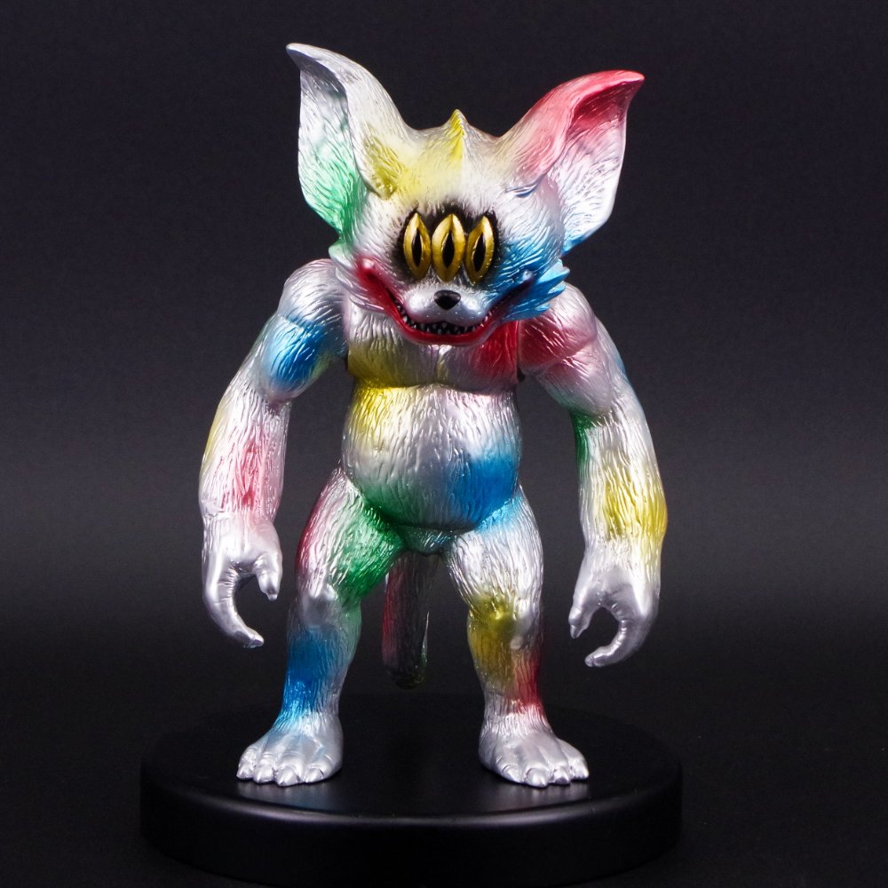 ソフビ/ART JUNKIE アートジャンキー/バイオレントキャット/シルバー