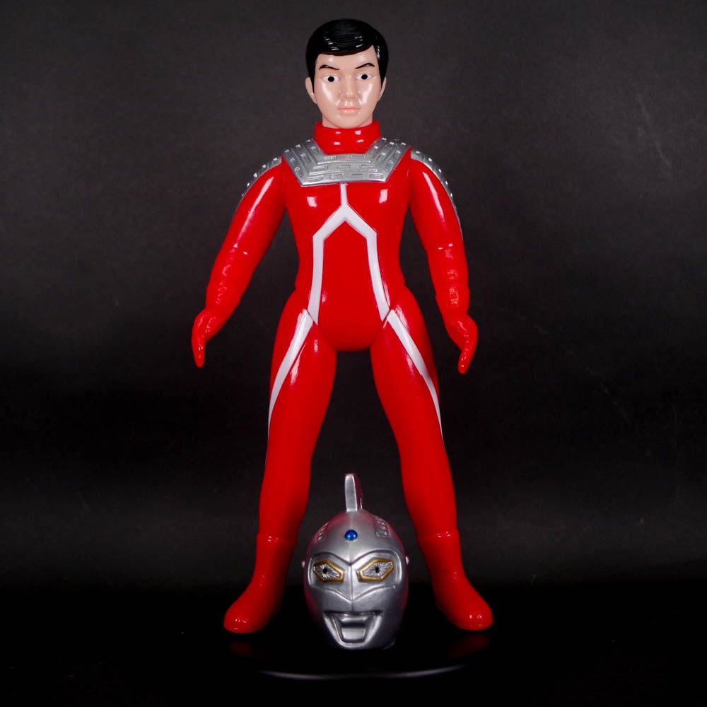 ソフビ/ブルマァク BULLMARK/マスク取れ大ウルトラセブン/シルバー