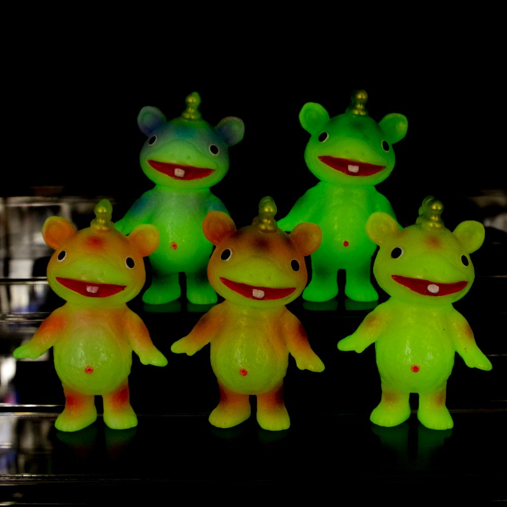 ソフビ/ブルマァク BULLMARK/ちびブースカ/蓄光パープル｜墓場の画廊