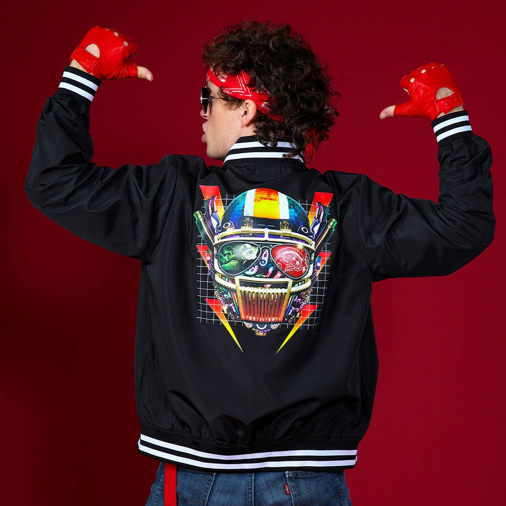 ザ・リーサルウェポンズ/スタジアムジャンパー/カラー：黒/スタジャン