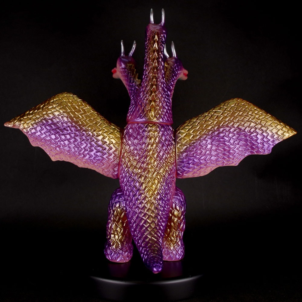 ソフビ】【ブルマァク】キングギドラ（パープル）/BULLMARK ブルマアク