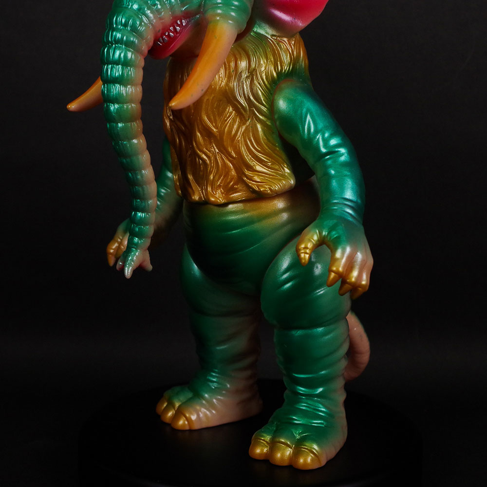 ソフビ】【ブルマァク】タイガン（メタリックグリーン）/BULLMARK