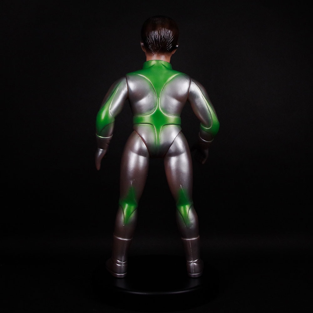 ソフビ】【ブルマァク】新造形32マスク取れミラーマン（シルバー