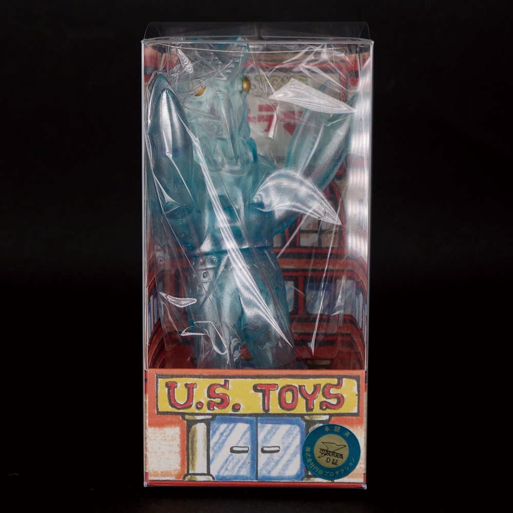 ソフビ】【U.S.TOYS】PB バルタン星人（クリアブルー）/USTOYS