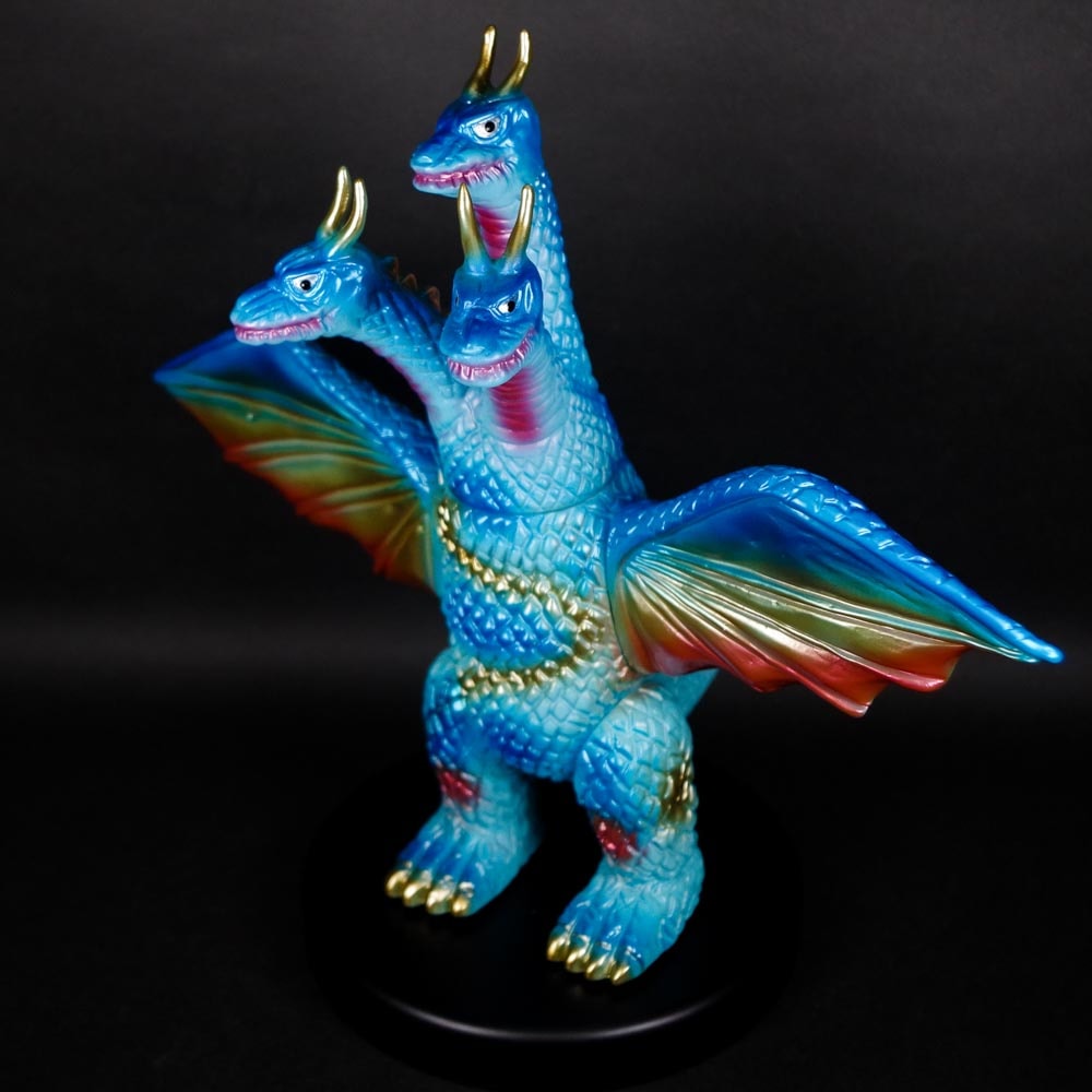 ソフビ/ブルマァク BULLMARK/ゴジラシリーズ/キングギドラ/ブルー