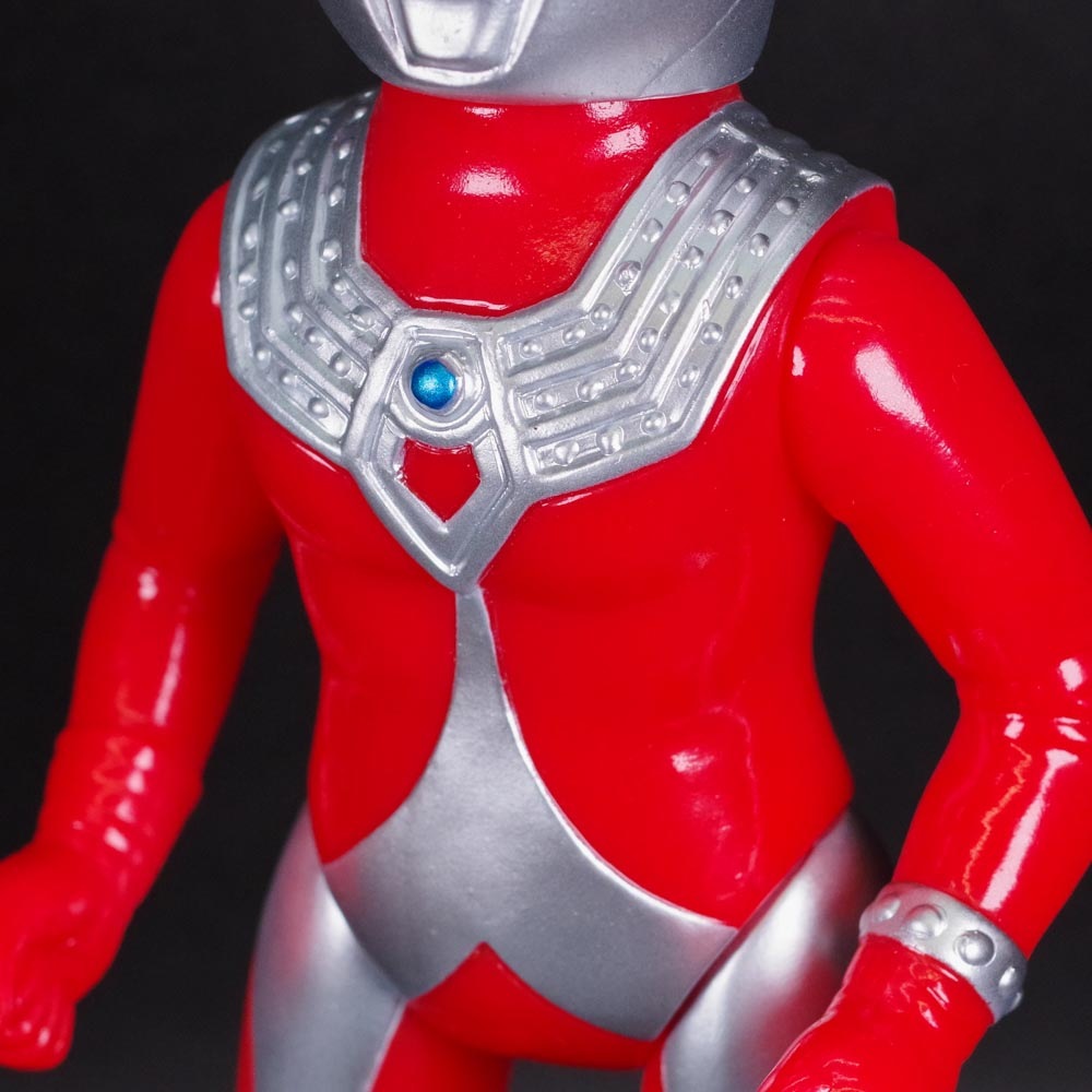 ソフビ/ブルマァク BULLMARK/マスク取れSウルトラマンタロウ/シルバー