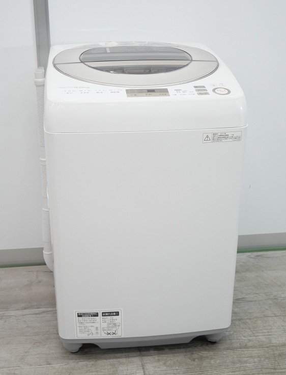 シャープ製/2016年式/9kg/全自動洗濯機/ES-GV9A-N | 中古洗濯機,8kg