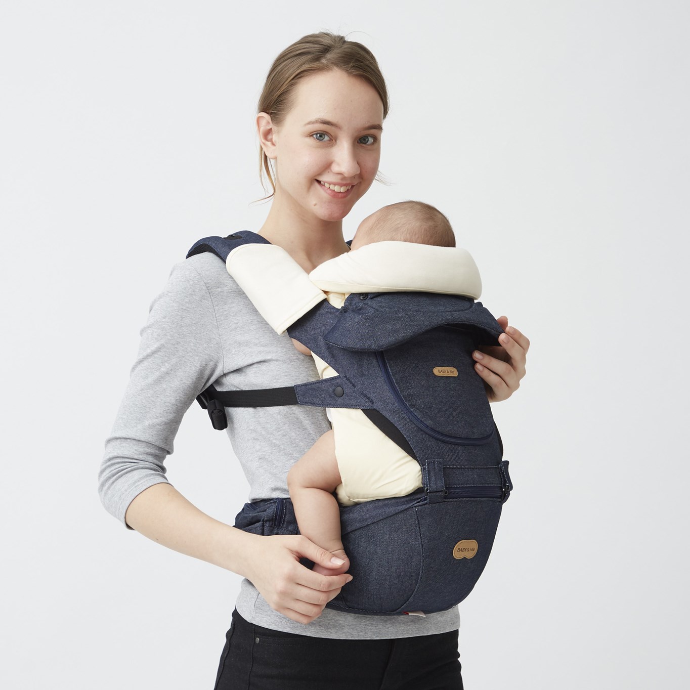抱っこ紐 抱っこひも ベビーキャリア BABY＆Me ヒップシート キャリア