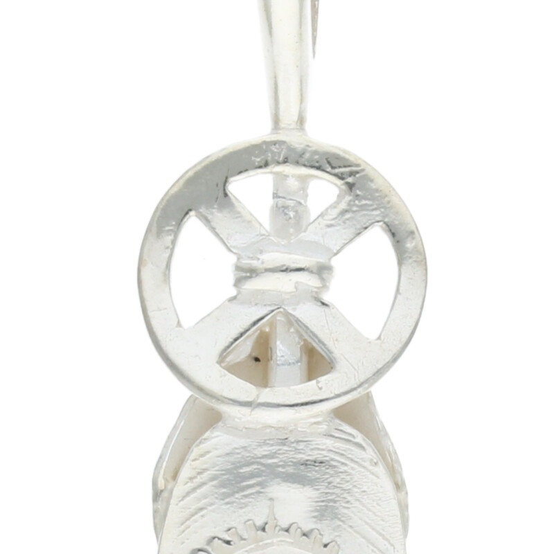 SALE】【美品】SVハートホイールフェザー 大 【取扱：原宿シルバー店