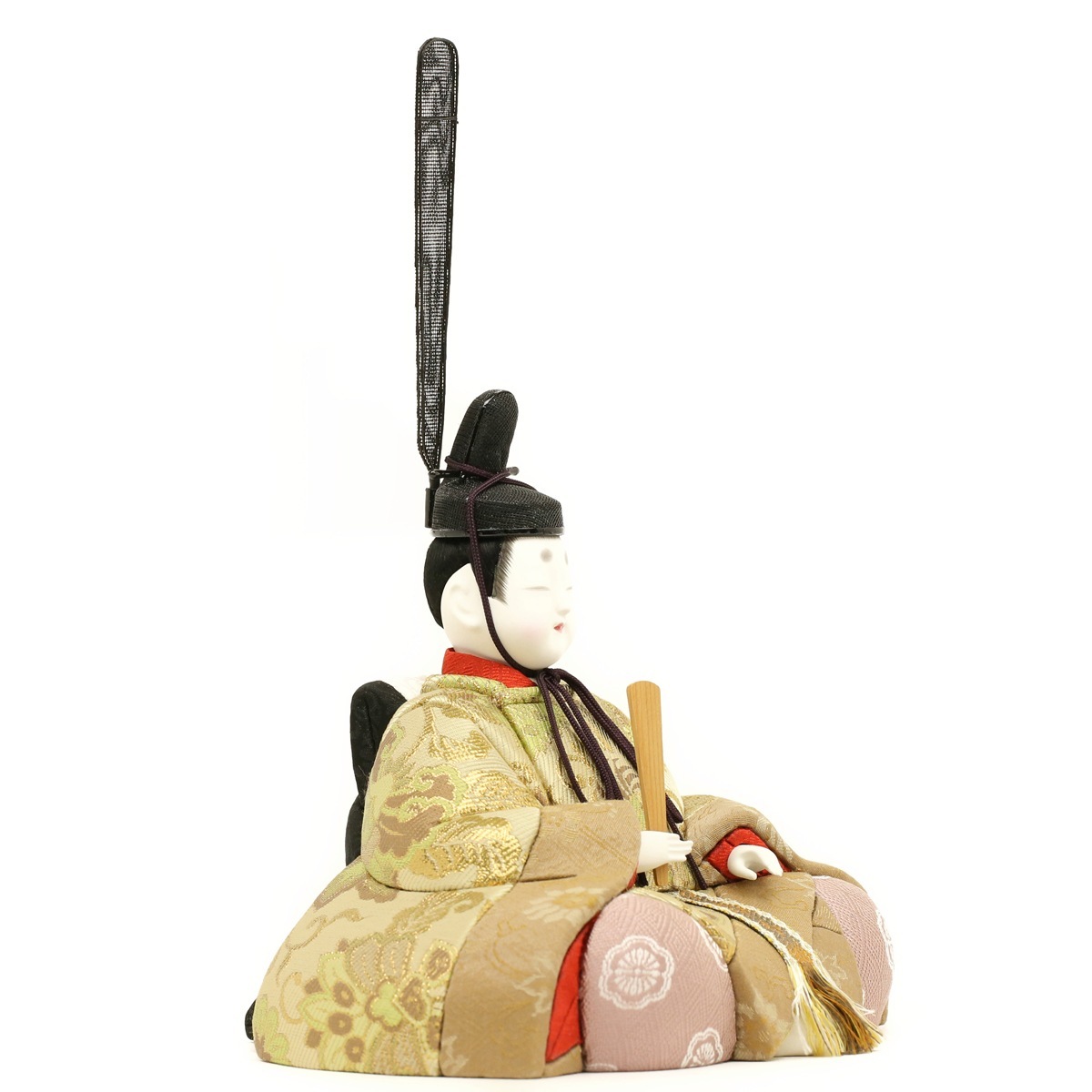 雛人形 木目込み 本金 白鳳雛セット 本金親王飾り 真多呂 横幅75cm