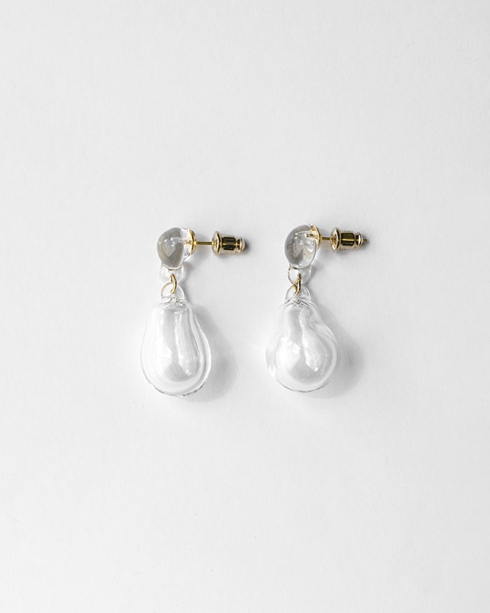 ピアス Shizukudama クリア