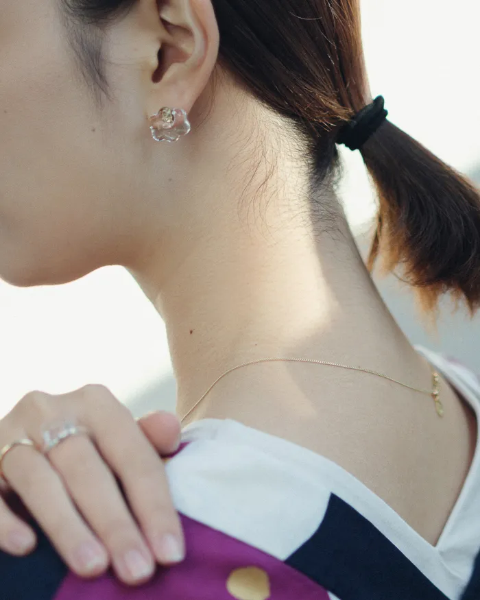 SOU・SOU ピアス ほほえみ クリア