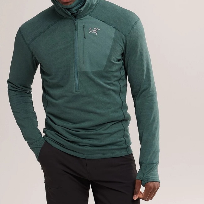 アークテリクス ARC'TERYX デルタ ハーフジップネック フーディ メンズ