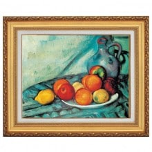 セザンヌ 「リンゴのある静物」 10号 立体複製名画【ポイント5％還元