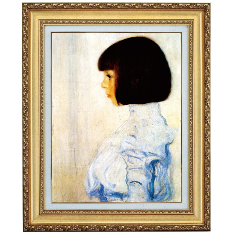 クリムト 「ヘレーネ・クリムトの肖像」 10号 立体複製名画 絵画 額