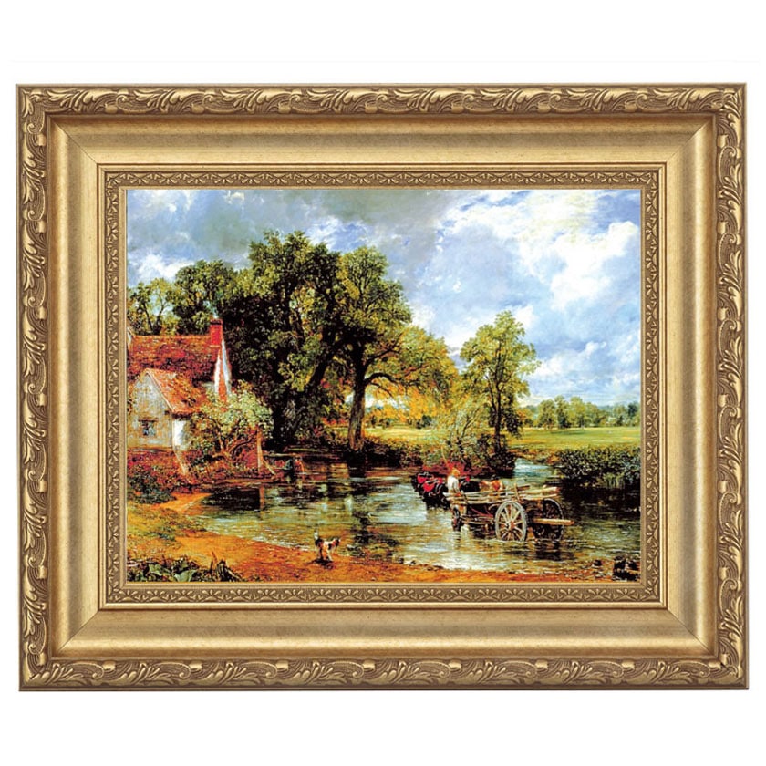 コンスタブル 「干草車」 4号 立体複製名画 【5％ポイント還元中