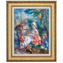 ルノワール 「長い髪の浴女」 6号 立体複製名画 【5％ポイント還元中