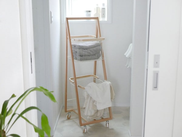 Mash /マッシュ】 リヴ キャリーバスケットワゴン L ホワイト｜【公式