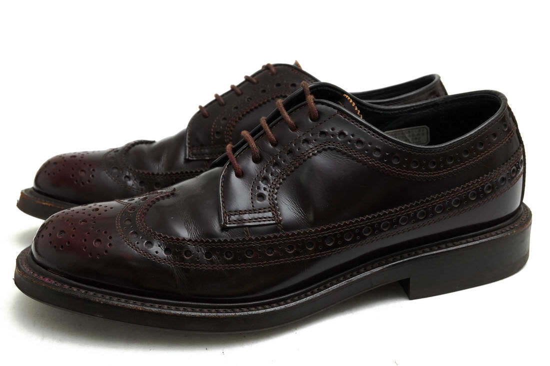 REGAL 806R / リーガル メダリオン 牛革 ガラス加工 ロングウイング