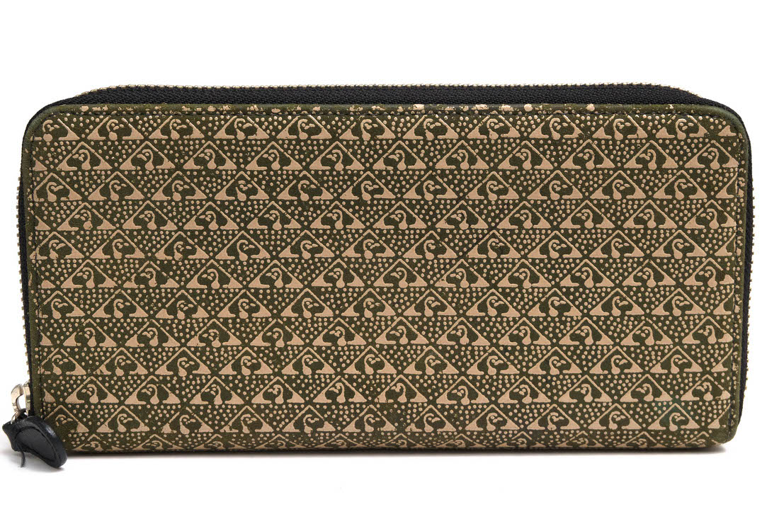 INDEN-YA / 印傳屋 印伝 ローズ 薔薇柄 Lumidore ルミドーレ 鹿革 漆