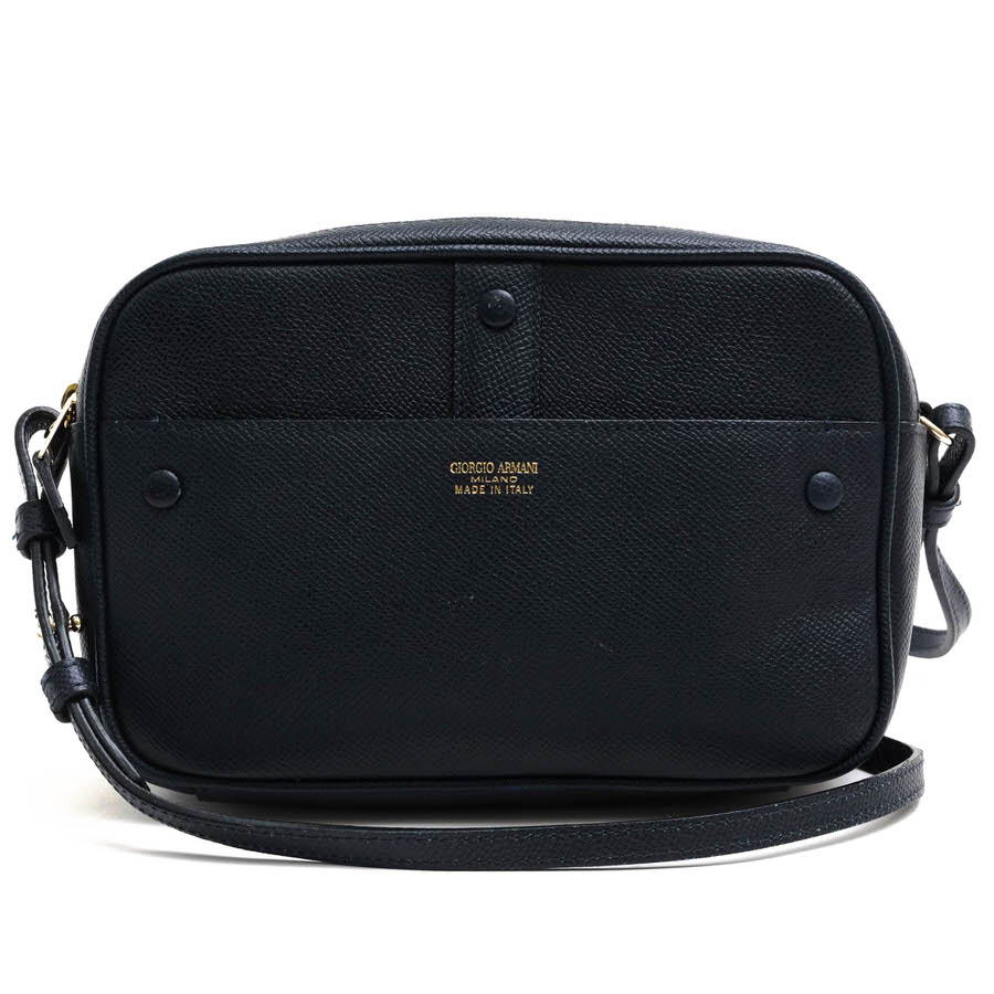 GIORGIO ARMANI / アルマーニ クロスボディバッグ グレイン型押し牛革