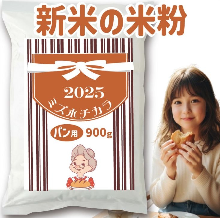 ミズホチカラ グルテンフリー パン用米粉 農家 直販 最安 岡山 ひる