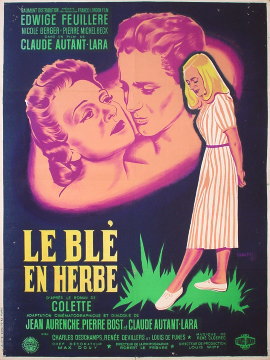 青い麦 1953年 クロード・オータン・ララ監督 | 映画ポスター,フランス